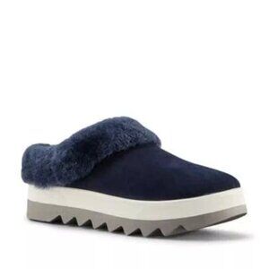 COUGAR Pronya Shearling Slide Slippers Women's Navy 7